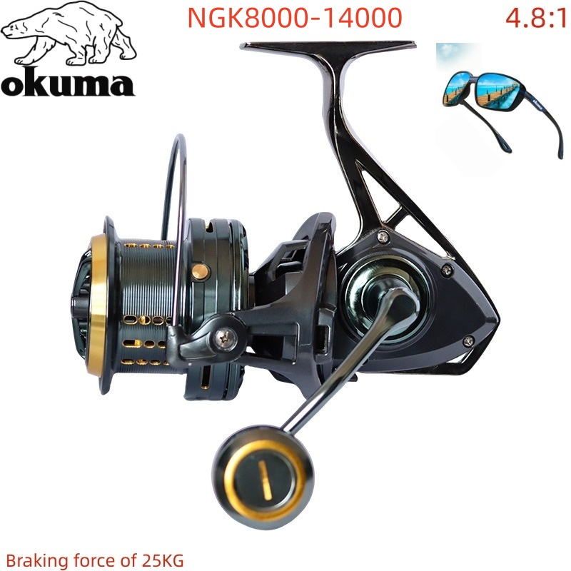 OKUMA 낚시릴 8000-14000 메탈 장거리 캐스 - Daiwa Reel Bg 리뷰 및 가격